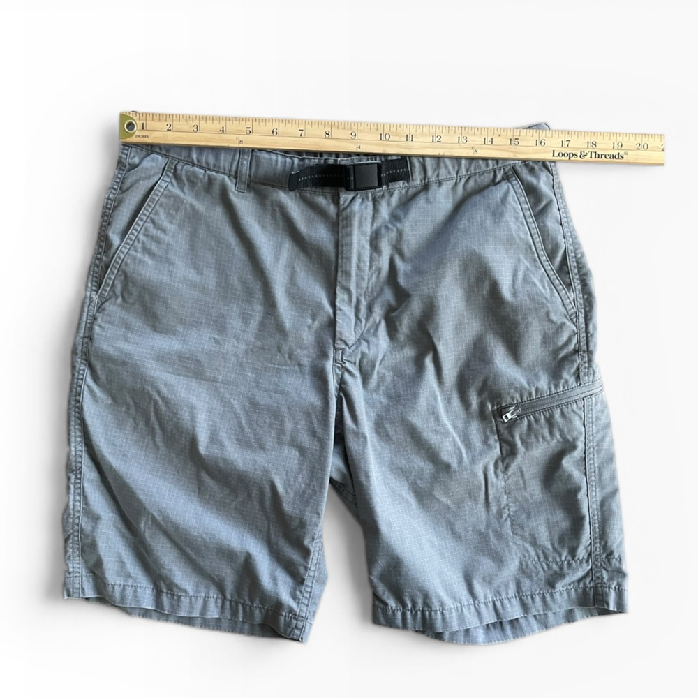 Uniqlo Gray Utility Hiking Shorts Size L Elastic Waist Tech Outdoor Gorpcore - Picture 7 of 9